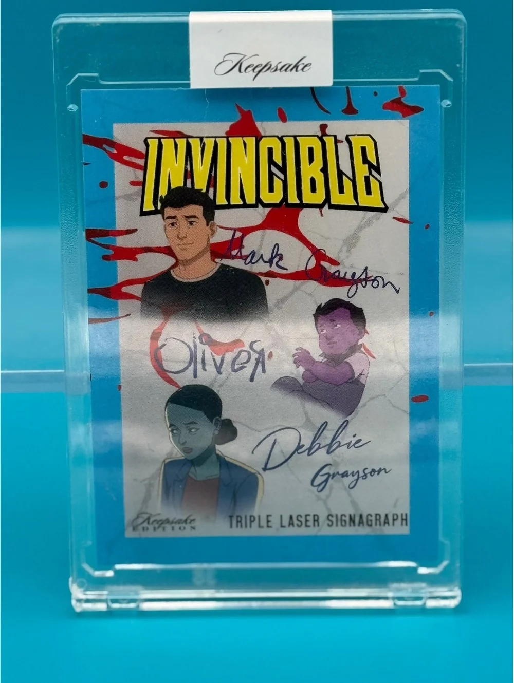 2025 Keepsake Invincible Triple Character Laser Signagraph Limited 22/25 #412